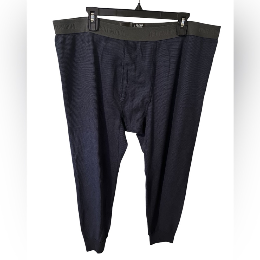 4/$25 Men’s Fruit of the Loom Navy Thermal Underwear Size XXL